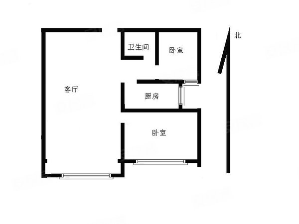 北京顺义李桥锦悦嘉苑锦悦嘉苑 2室1厅1卫 电梯房 配套齐全 精装修