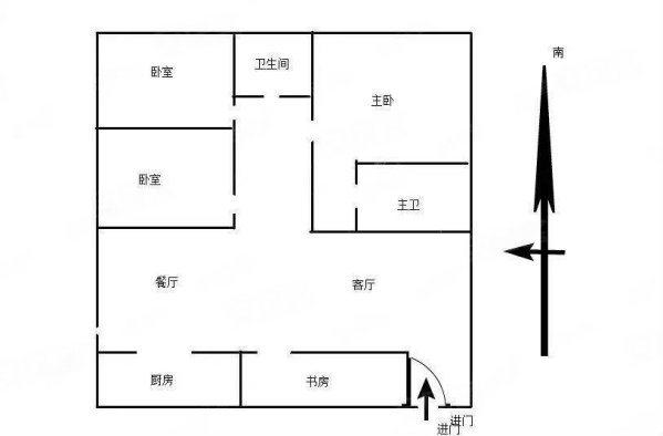 彝人古镇4室2厅2卫130㎡南北47.6万