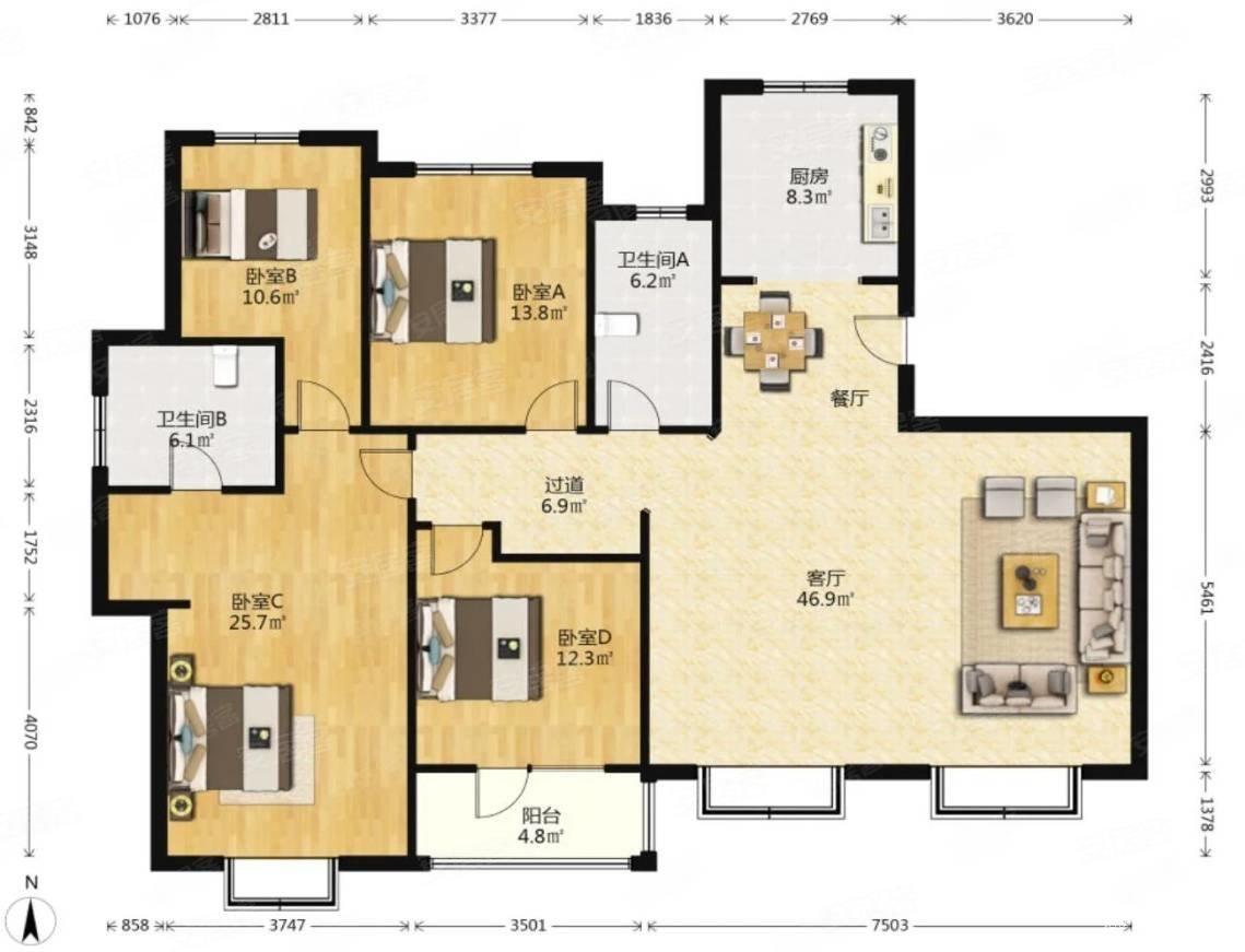 (惊喜新房源依云小镇莱茵  位置难得好房源急售)