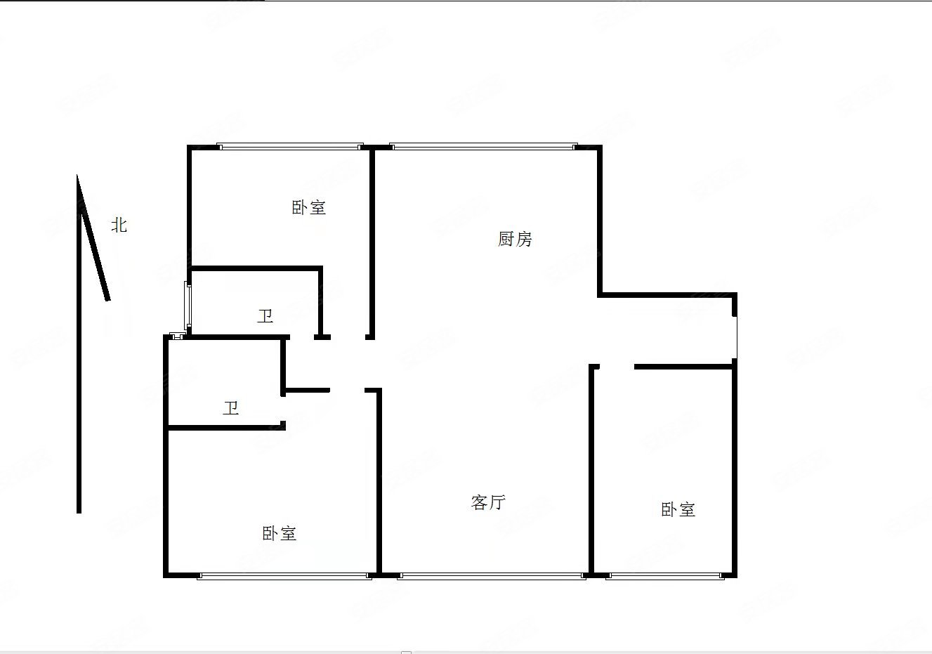 檀香湾144平86万3室2厅2卫
