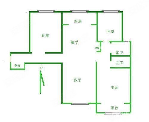 公园时代3室2厅2卫139.13㎡南北169万