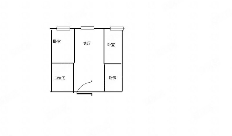 孛兰小区2室2厅1卫86.65㎡南北35.8万