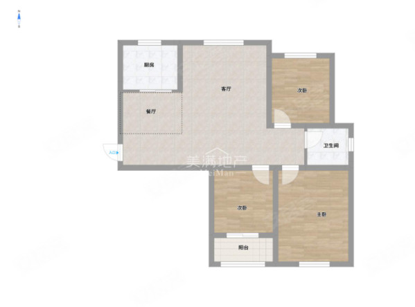 忆通未来城3室2厅2卫110㎡南北85万