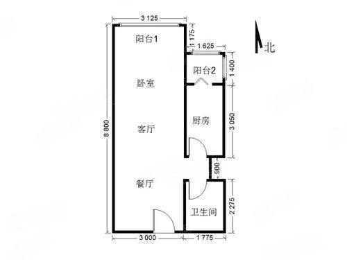 园中海大厦古城绿地北辛安丁香苑精装一居室,石景山租房-北京58安居客