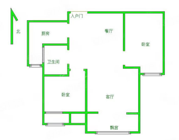 印象新城城市广场2室2厅1卫86.09㎡南51万