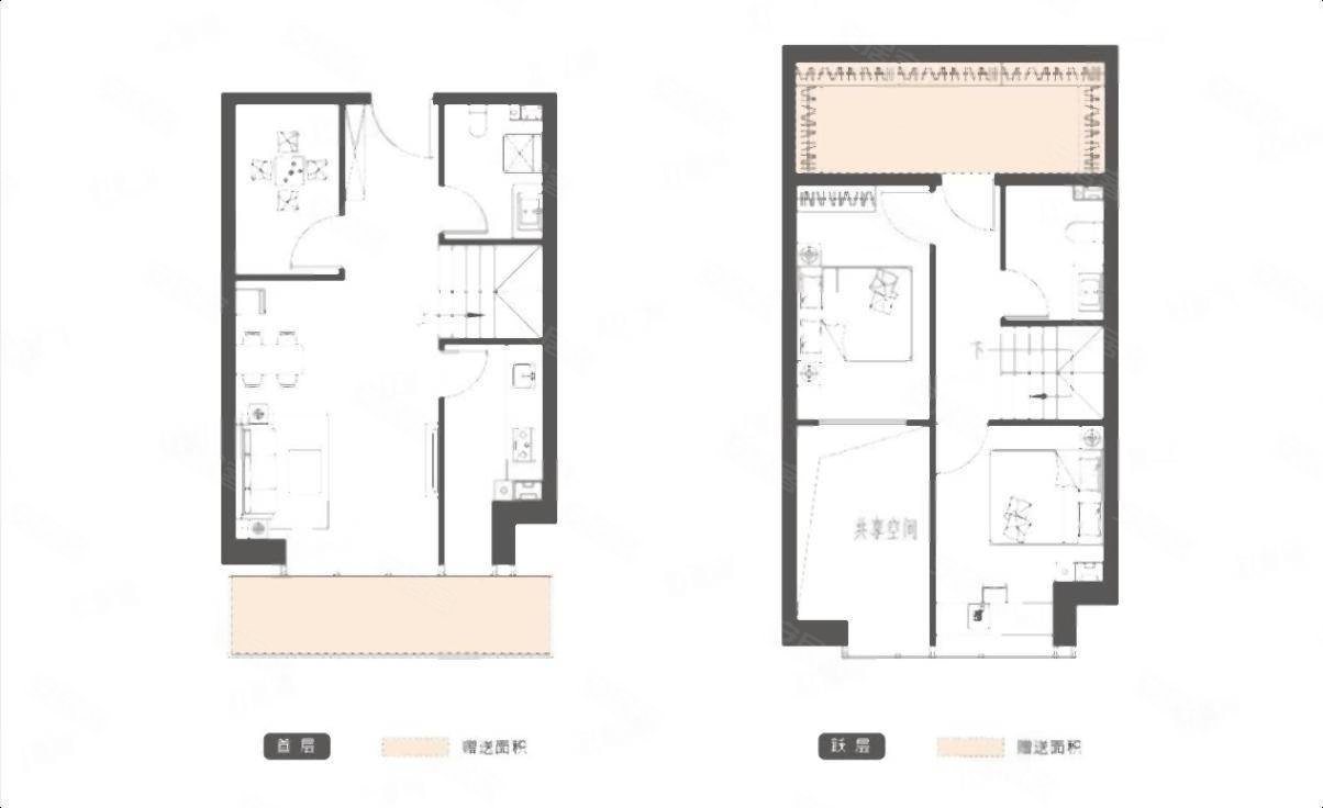 天保智慧城2室2厅2卫95㎡西北31万