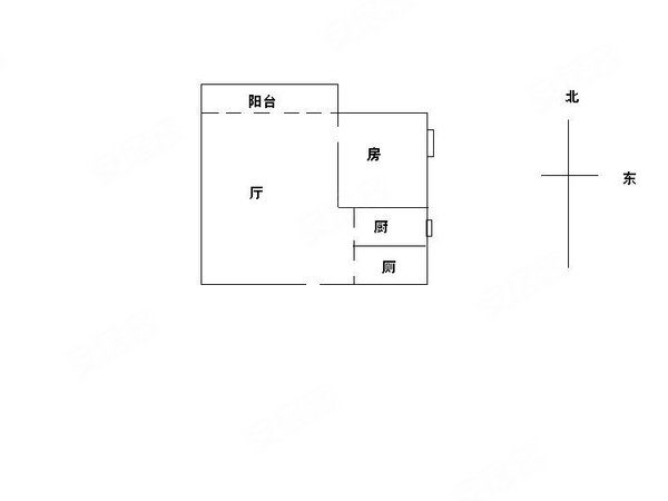 【多图】德意居,农讲所租房,东山德意居 1 房 44.