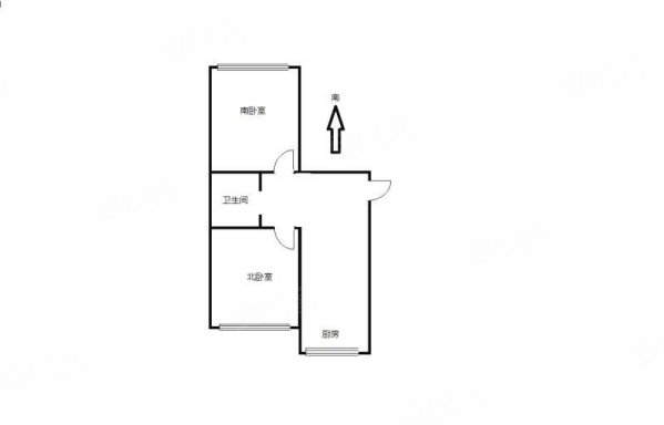 民乐小区2室1厅1卫70㎡南北30万