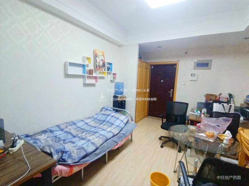 板楼,万达公馆豪景苑(商住楼)二手房,55万,1室1厅,1卫,49平米-济南