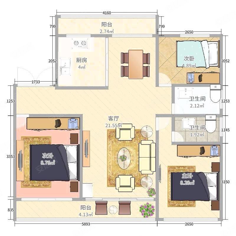 永威物业新密天花板满二135平品质洋房