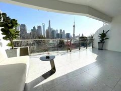 上海虹口北外滩3.22实景拍摄,全屋新风系统和地暖配置,醉美黄浦江江景出租房源真实图片