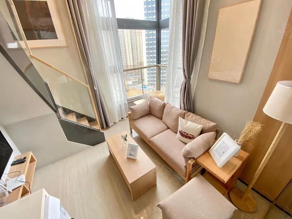 青岛黄岛薛家岛恒大金沙滩短租loft 无中介出租房源真实图片