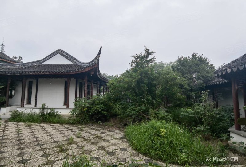 甪直瑞园中梁独墅御湖花园1200平中式园林别墅