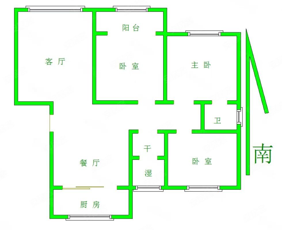 东建德州花园(公寓住宅)4室4厅4卫160.06㎡南北160万