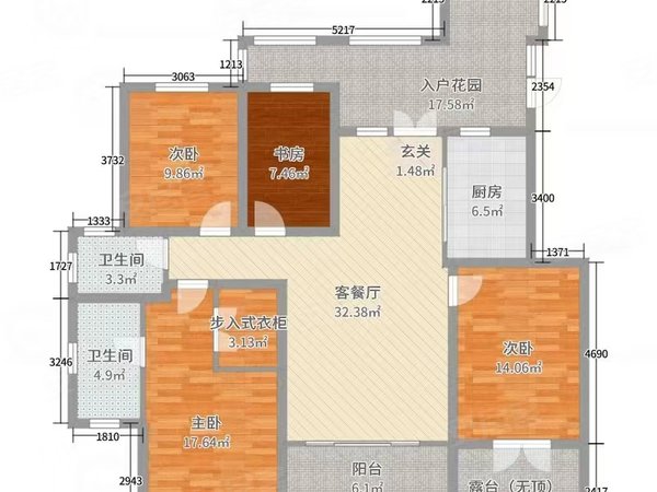 朝阳双塔大润发阳光彼岸小区老钢材市场阳光彼岸三室出租房源真实图片