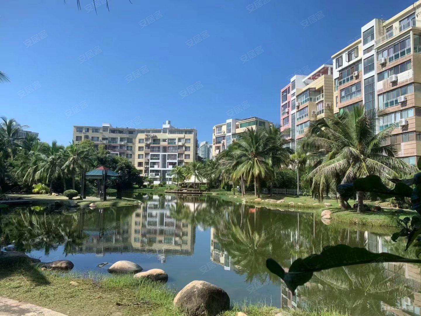 三亚市中心高绿化小区,金元椰景蓝岸二手房,180万,1室1厅,1卫,63平米