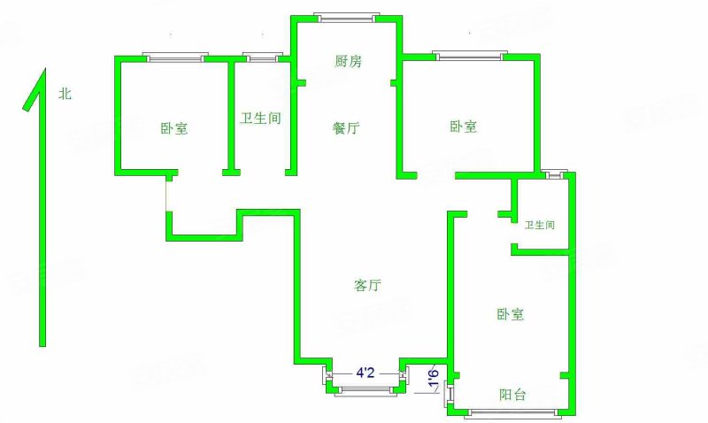 翡翠庄园 业主急售 价格可谈  南北通透 满二 次新房