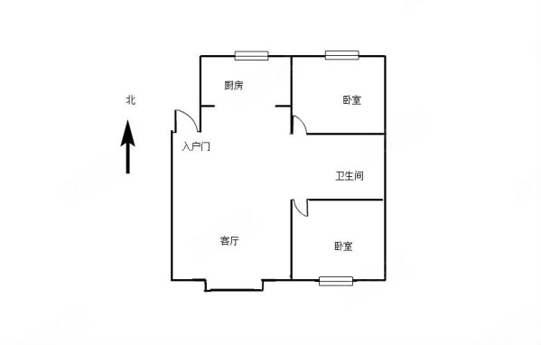 万丰花苑2室2厅1卫117.57㎡南北125万