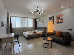 宜兴宜城宜城中心万达，八佰伴旁，桔子公寓，一室一厅，奶油风，家具家电齐全出租房源真实图片