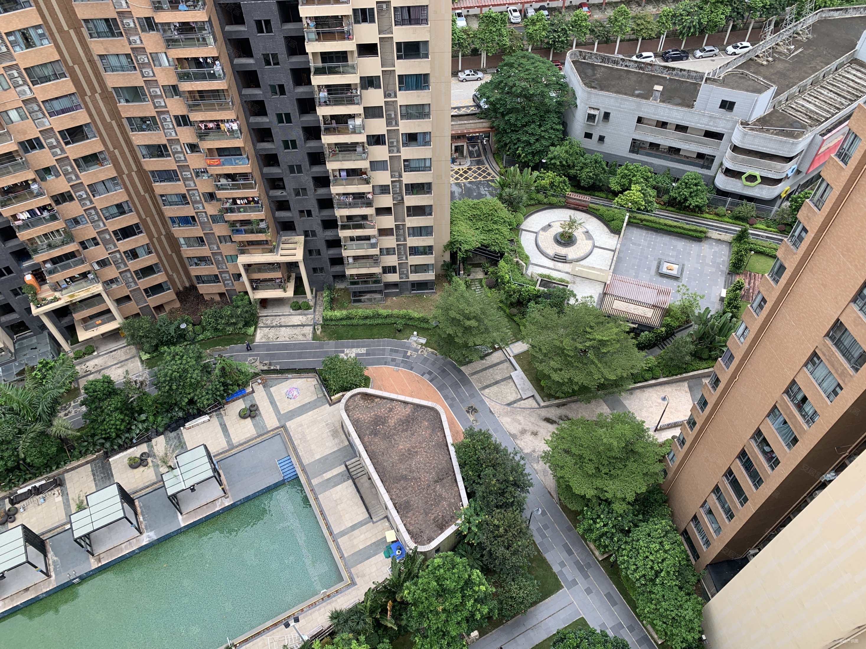 笋也天英朋珑湾南向望游泳池无遮挡价平可小刀随时看