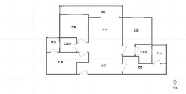 万科翡翠天麓3室2厅2卫127㎡南北210万