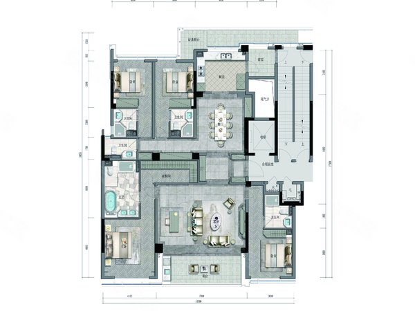 杭州凤起潮鸣户型图图片