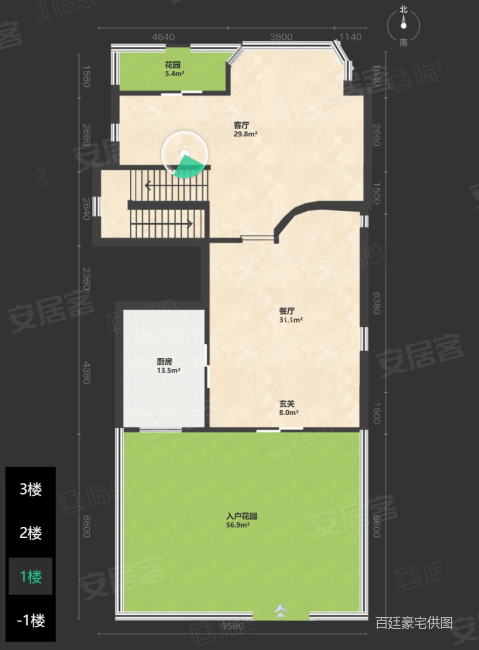 御翠园6室2厅6卫316.52㎡南北8100万