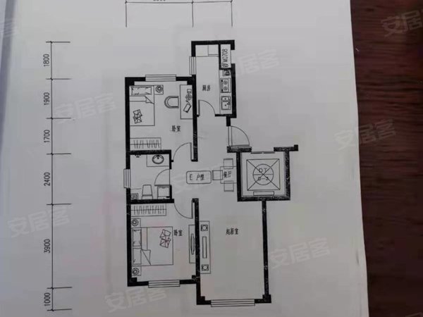 盘锦兴隆台步行街和园小区和园小区 2室2厅1卫 可月租 包物业电梯 带车位出租房源真实图片