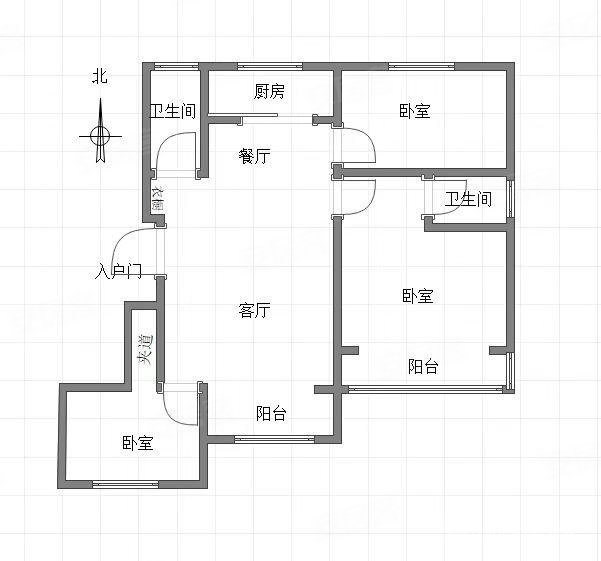 泰康小区3室2厅1卫133.05㎡南89.9万