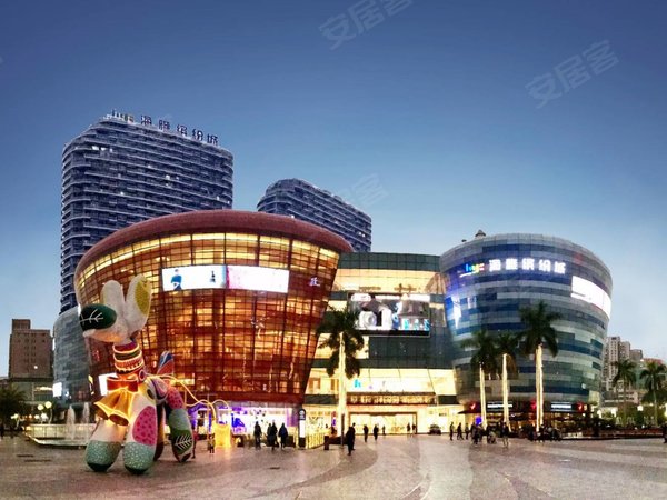 海雅缤纷城,东南向,精装一房一厅,3阳台,车位充足,宝安租房-深圳58