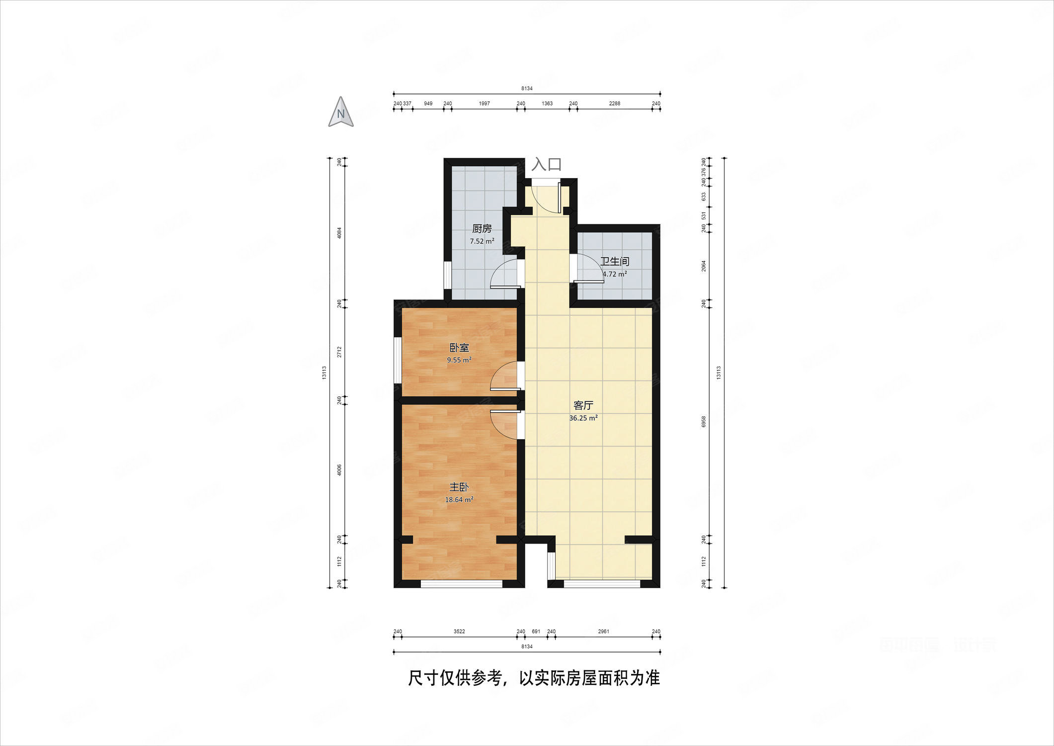 九州国际2室1厅1卫97㎡南378万