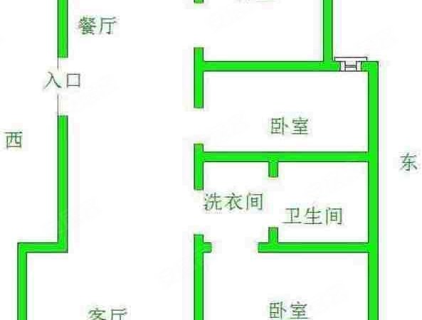【多图】万润城(丰润),丰润租房,万润城 3居室 拎包入住 104平米 小区