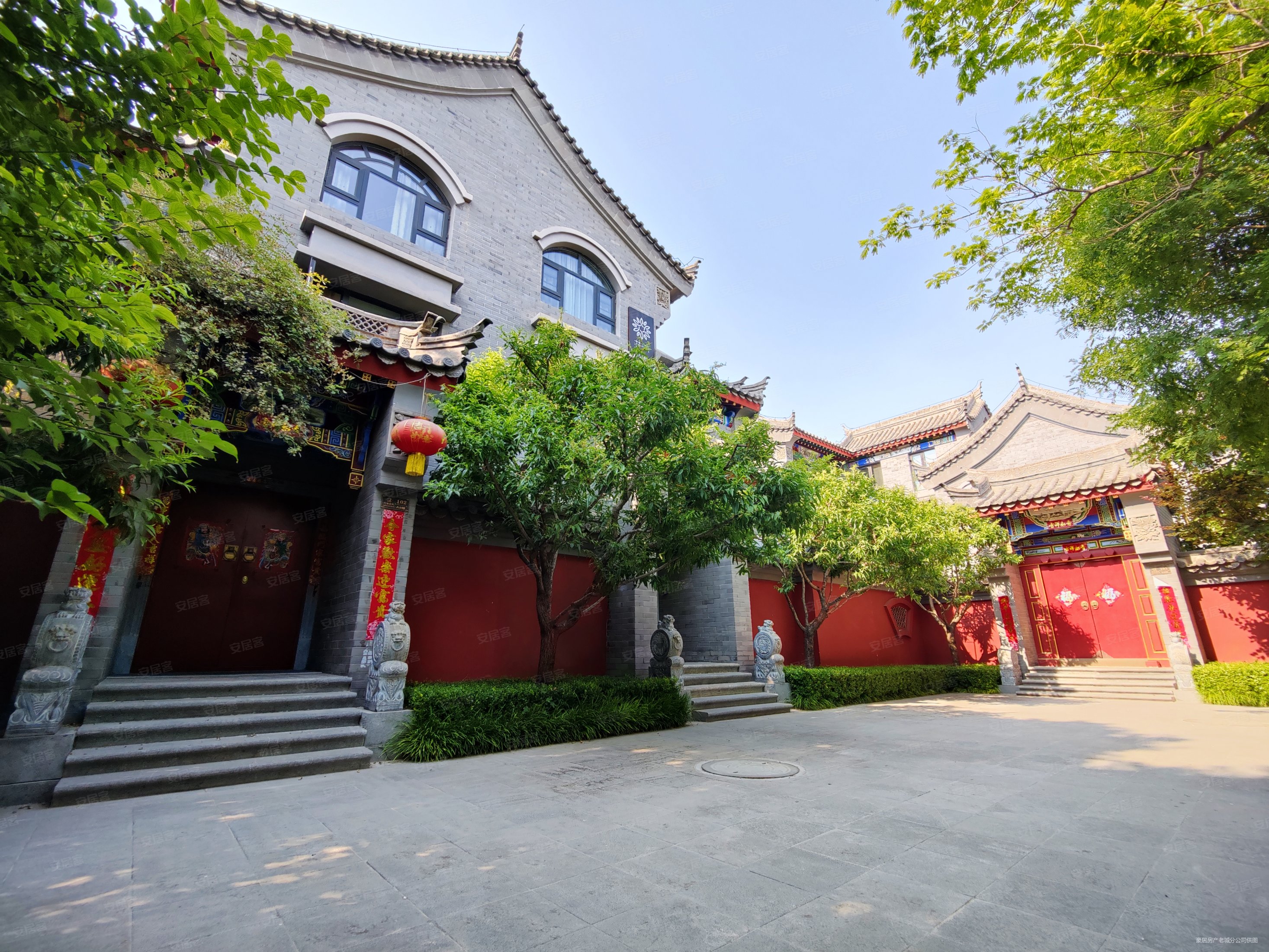 5980买地铁口4a级景区河洛古城的洋房四合院公园环境好