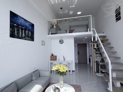 怀化鹤城河西经开区河西 免费停车 温馨小窝 精装复式楼 Loft公寓 非中介出租房源真实图片