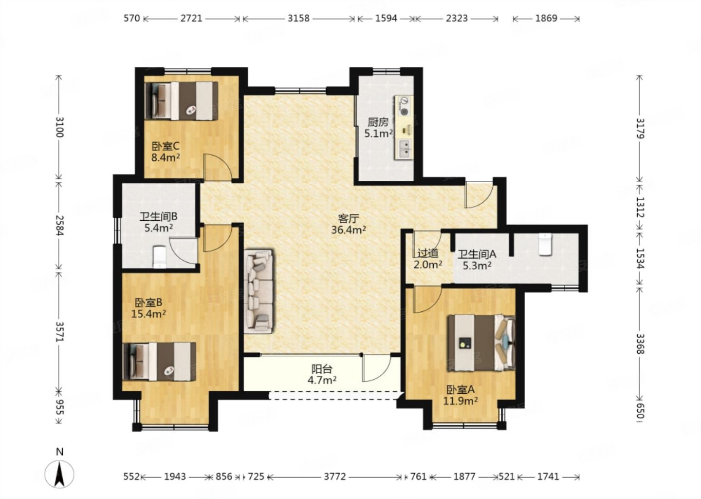 华发九龙湾三四期2952号
