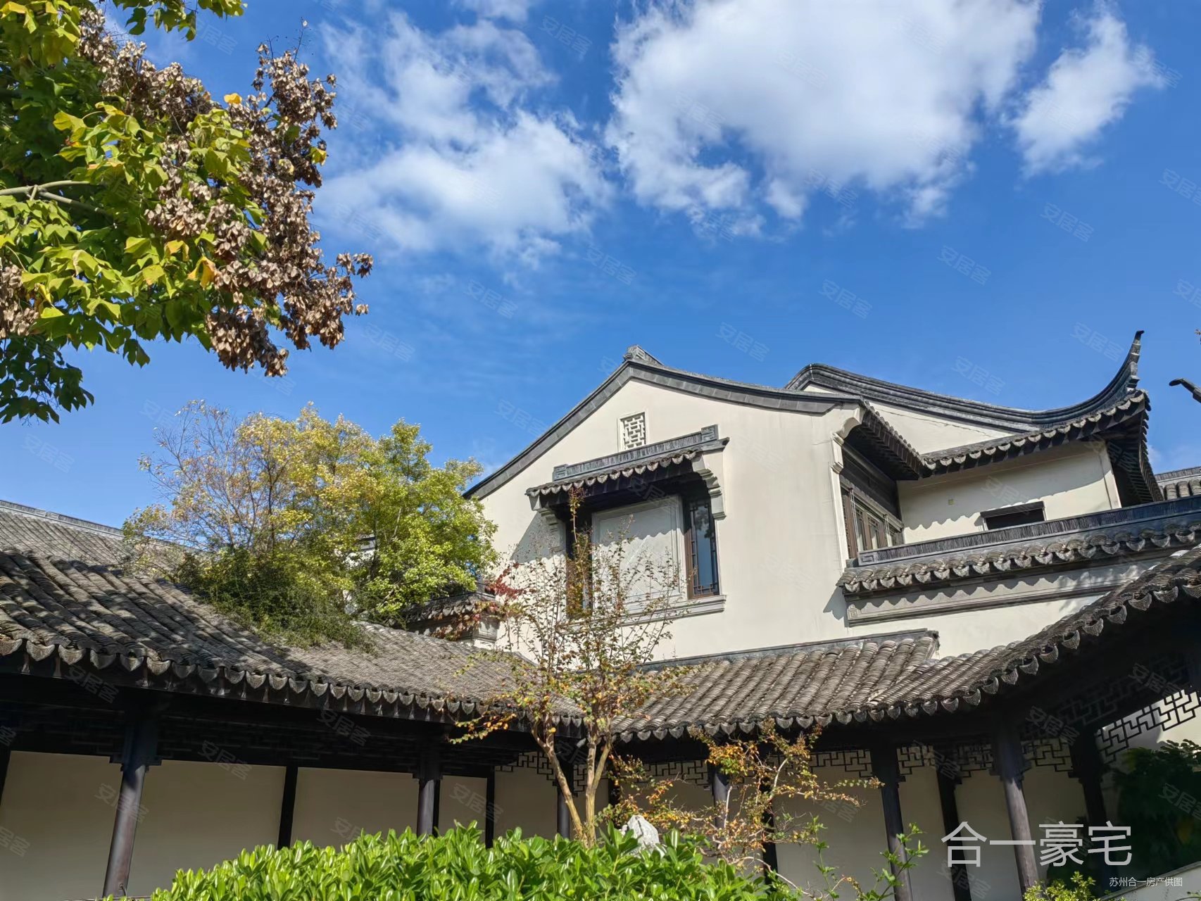 苏州桃花源园林别墅南入户垂花门