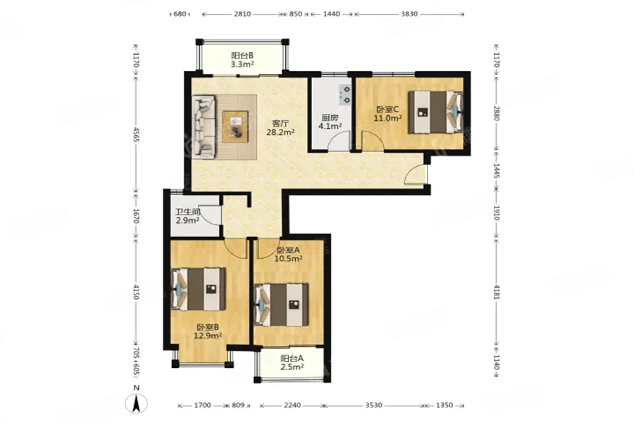 上上城第三季商品住宅南北通透满五有电梯商圈成熟