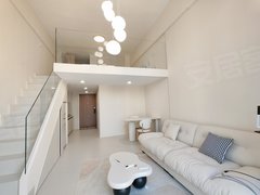 宜春袁州润达老城区润达国际精装奶油风复式，发租，密码锁随时看。出租房源真实图片