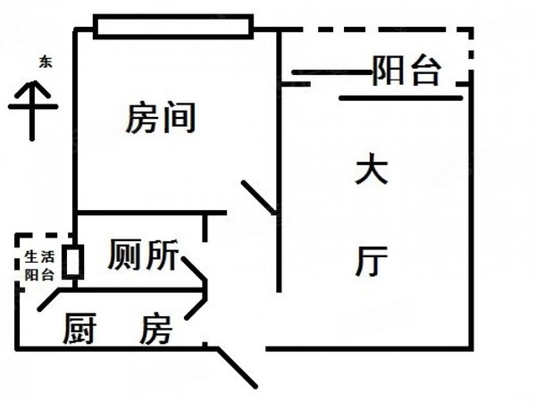 广州黄埔文冲瑞东花园瑞东花园 1 房  55 方 地下停车场 近五号线地铁