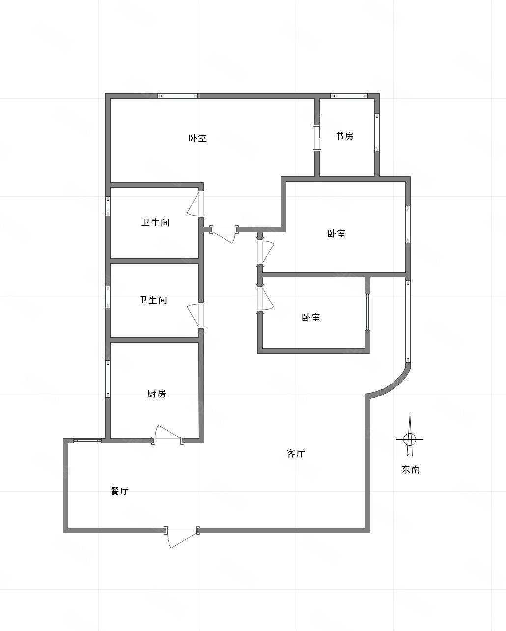 业主急售 加州花园精装三房红旗河沟双轻轨 135平99万