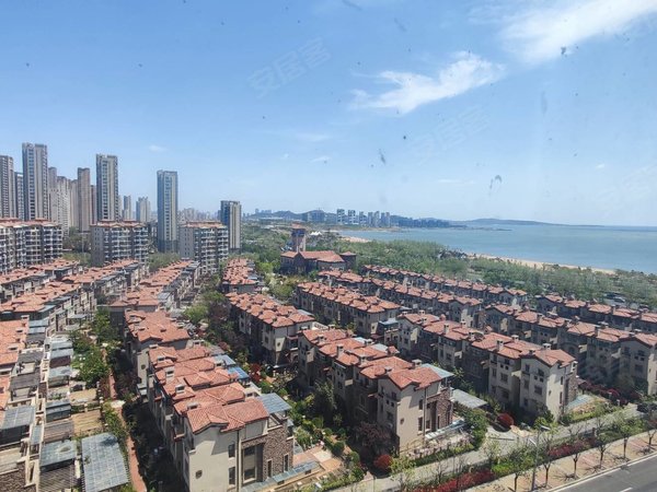 青岛黄岛灵山卫融创公馆(c区)前排海景 无遮挡 长租不涨价 整租办公