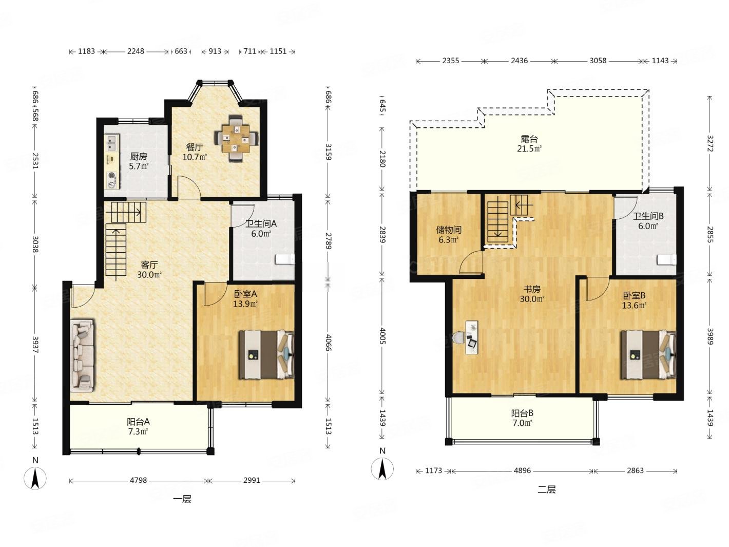 锦绣花园3室2厅2卫136.54㎡南135万