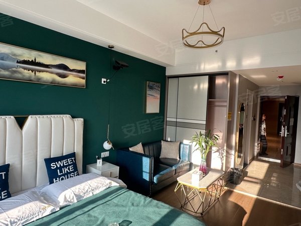 湖州吴兴仁皇山吾悦广场出租香悦华府(吾悦广场楼上)单身公寓,精装