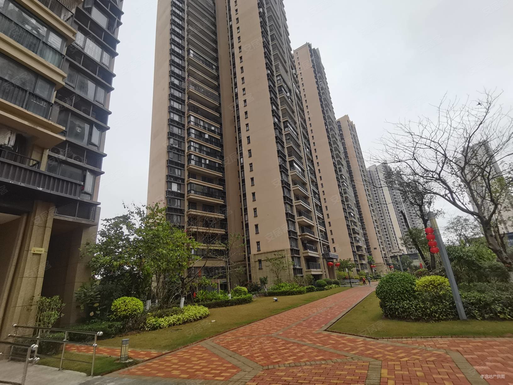 单价5000富力尚悦居三房两厅两卫低楼层120平方看花园