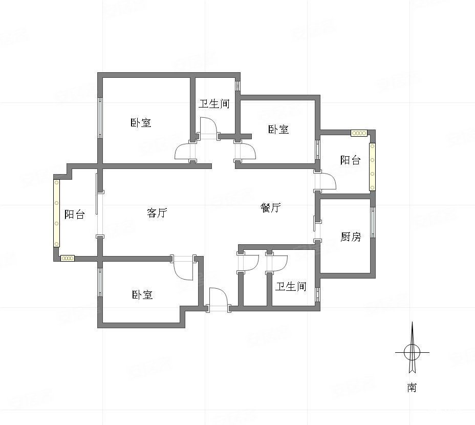 急售急售中国摩四房双卫大横厅采光好出行方便环境优美
