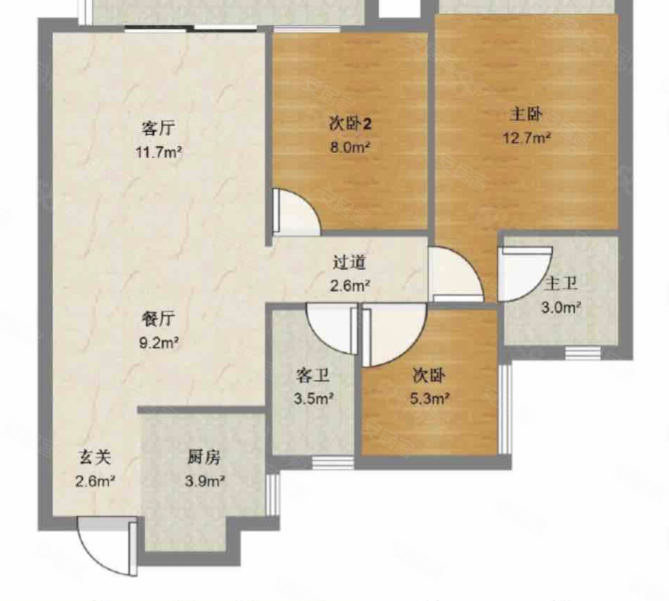 正恒国际广场住房4室2厅精装修朝南房东急置换