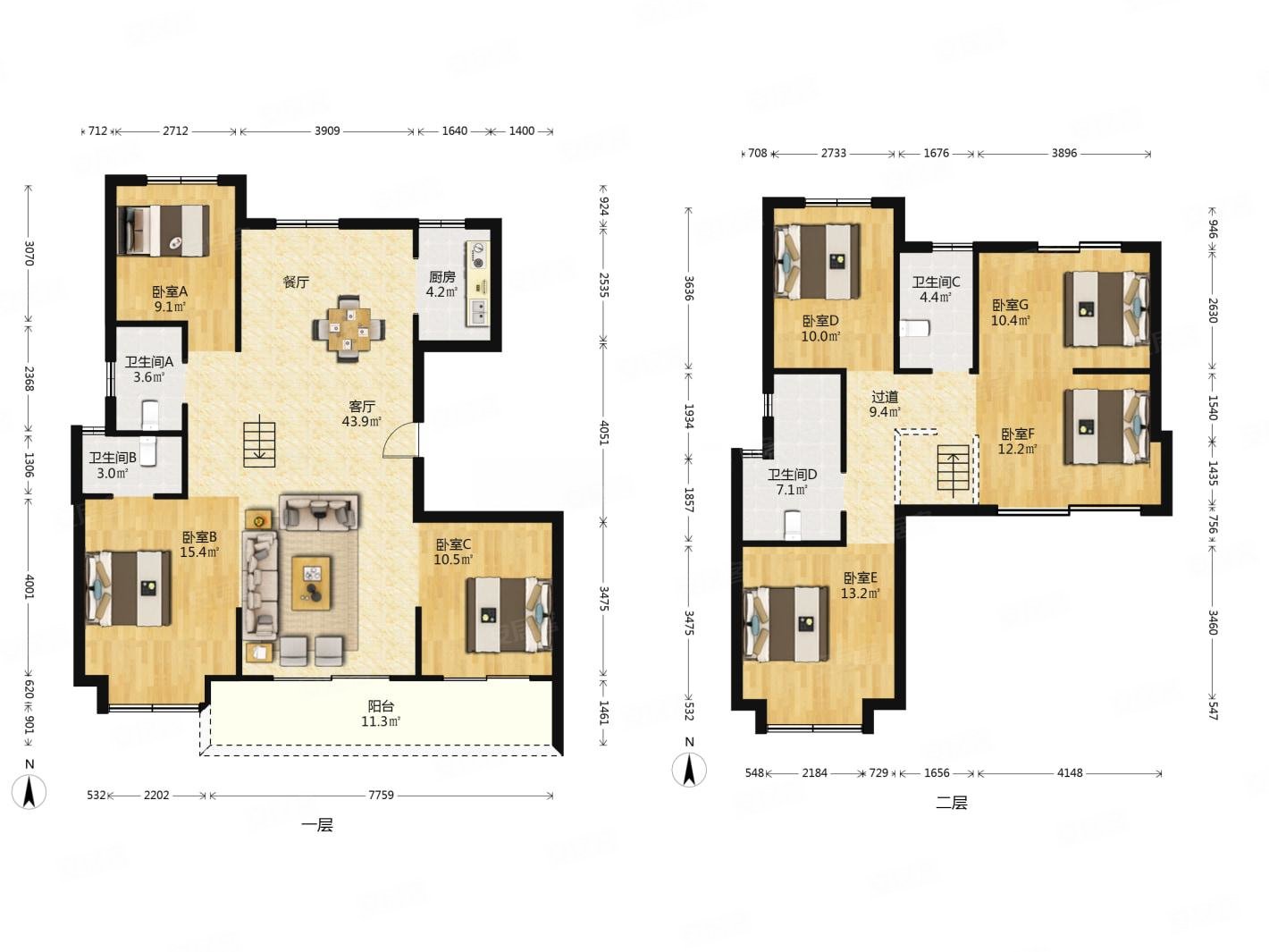崇文花园复试洋房居住舒适度高户型好全新毛坯看房方便