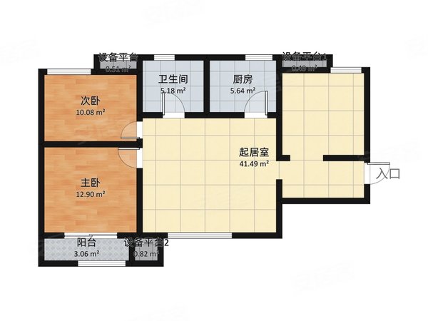 【多图】望钰和府北区,富春租房,望钰和府两室一厅