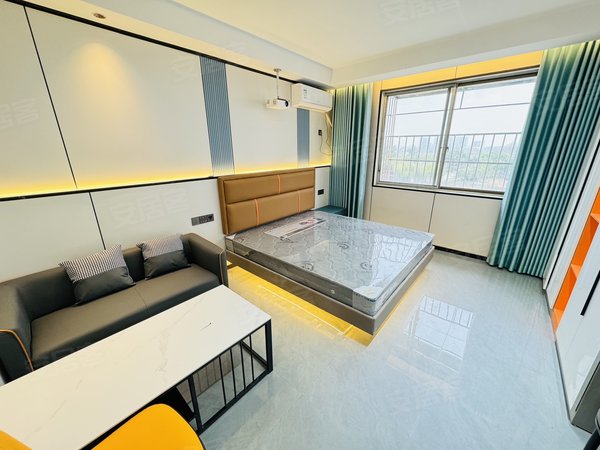 金华婺城婺城江南下马滩新区洪坞下马滩詹宅江边公园万达朝南投影停车方便环境好家具齐全东茂出租房源真实图片