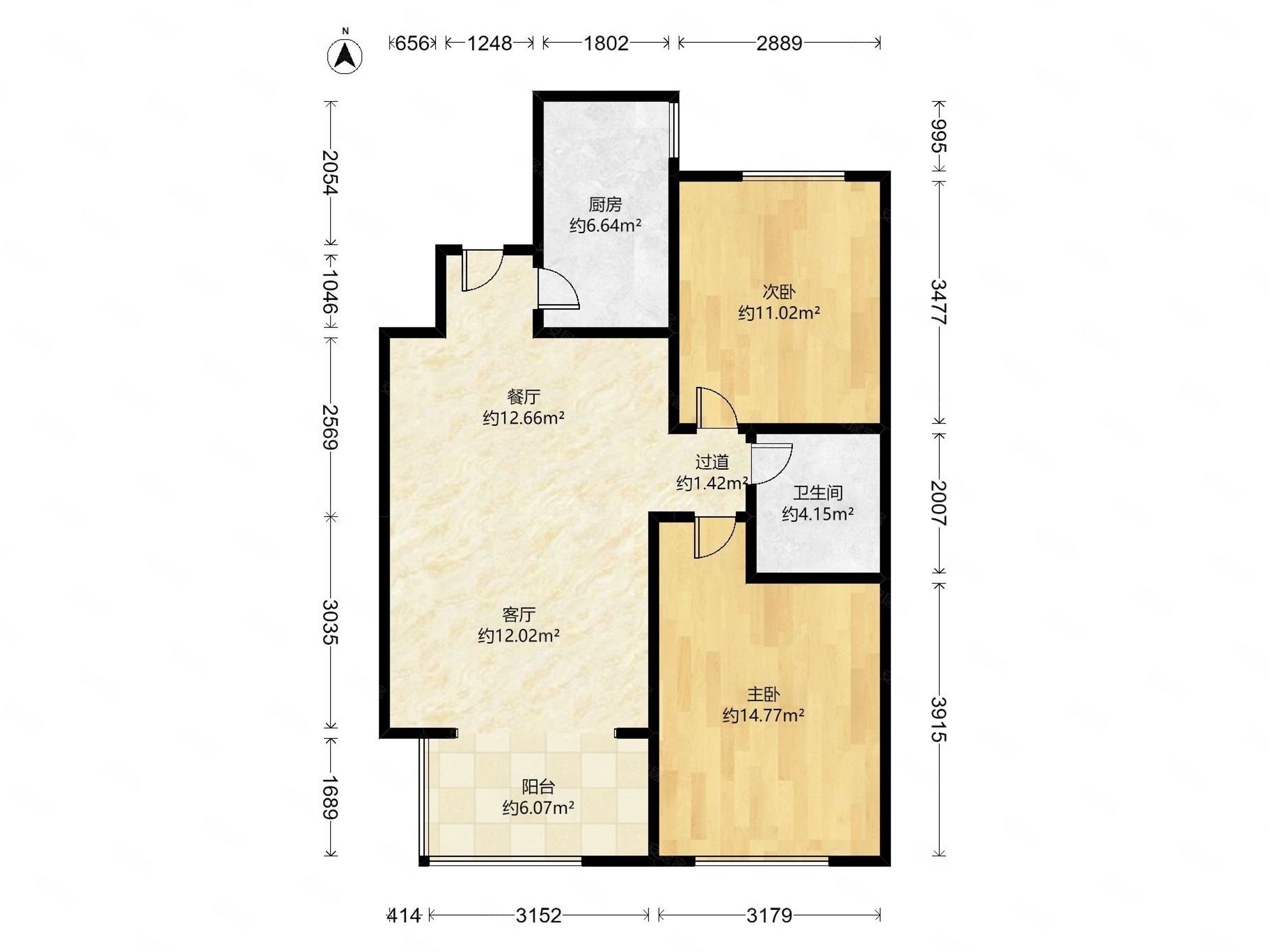 富瀛苏园北区二手房,99.5万,2室2厅,1卫,87平米-石家庄安居客